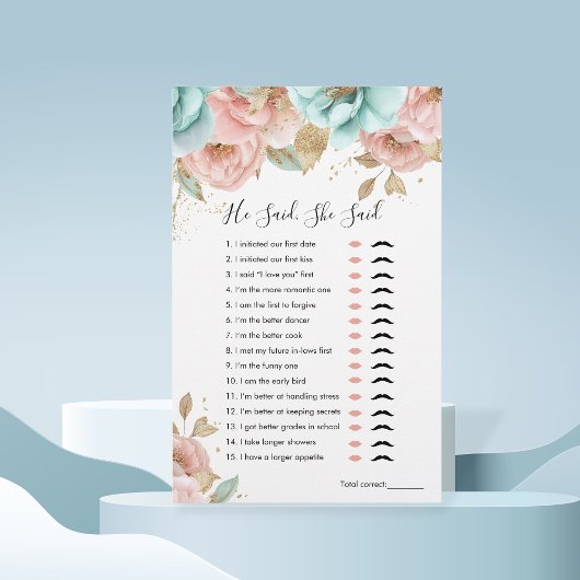 Pioenen zei hij, ze zei Vrijgezellenfeest spel