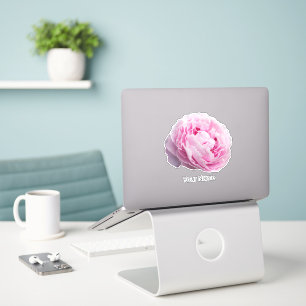 Pioenenbloesem Roos voor bloem- en tuinliefhebber Sticker