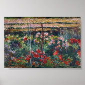Pioenentuin | Claude Monet Poster (Voorkant)