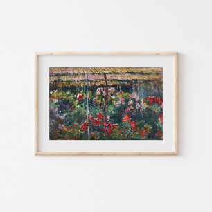 Pioenentuin Claude Monet Poster