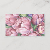  pioenrozen bloemig - Display shower Informatiekaartje (Achterkant)