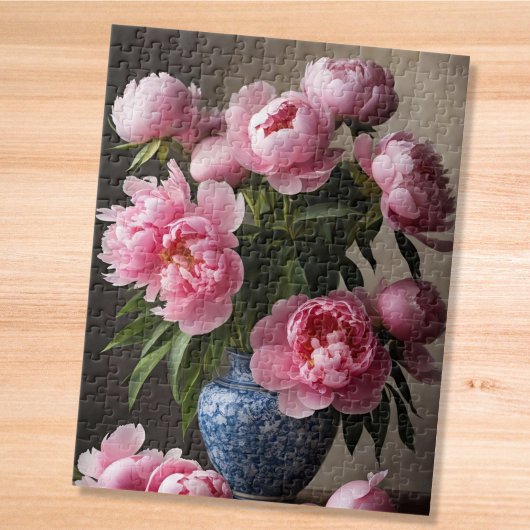 Pioenrozen Legpuzzel