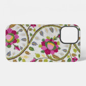 Pioenrozen Patroon, William Morris iPhone Hoesje (Achterkant horizontaal)
