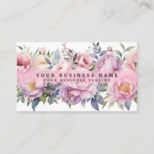 Pioenrozen Pioen Bloemen Visitekaartjes