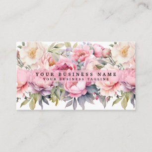 Pioenrozen Pioen Bloemen Visitekaartjes