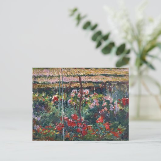 pioentuin | Claude Monet Briefkaart (Staand voorkant)