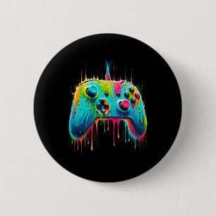 Pion voor gaming gamer grafisch ontwerp ronde button 5,7 cm
