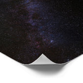 Pioneer 10 plaque & Milky Way Melkwegstelsel panor Poster (Hoek)