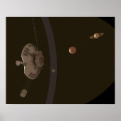 Pioneer 11 Space Exploration Science Poster (Voorkant)