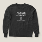 Pioneer Acton Academy Girls Tri-Blend Long Sleeve (Motif recto)