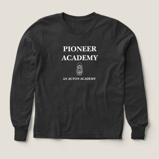 Pioneer Acton Academy Meisjes Tri-Blend Lange Mouw (Voorkant)