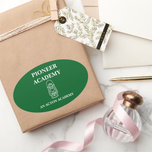 Pioneer Acton Academy Oval Sticker (Geschenken)