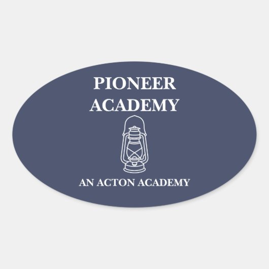 Pioneer Acton Academy Sticker ovale (Devant)