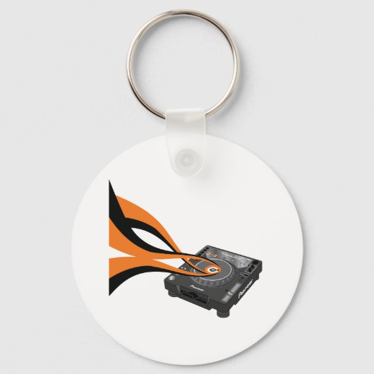 Pioneer CDJ 1000 SWIRLS Sleutelhanger (Voorkant)