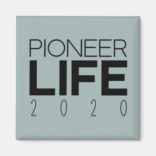 Pioneer Life 2020 Grey Blue Magneet (Voorkant)