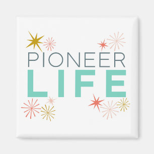 Pioneer Life Sparkly Colorful Magneet