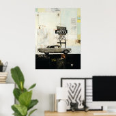 Pioneer Motel Print (Thuiskantoor)