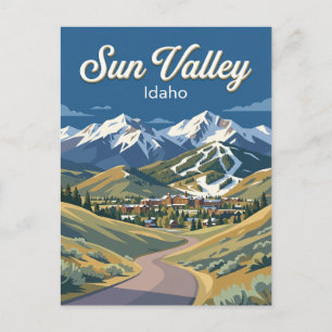 Pioneer Mountains Foothills Idaho Briefkaart