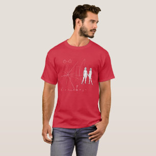 Pioneer plaque Only Women T-shirt