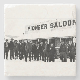 Pioneer Saloon Stenen Onderzetter