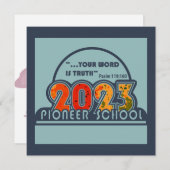Pioneer School 2023 (Voorkant / Achterkant)