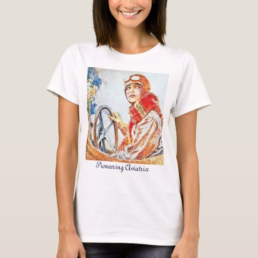 Pioneering Aviatrix T-shirt (Voorkant)
