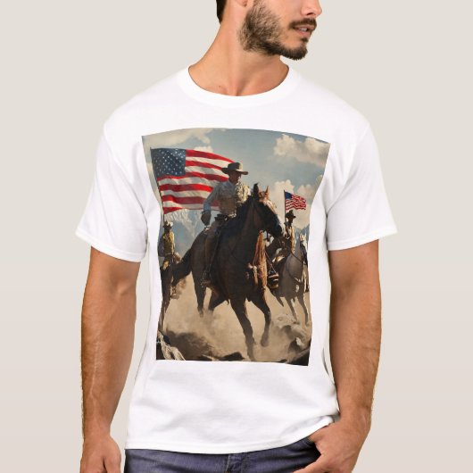Pioniers van de Untamed Frontier T-shirt (Voorkant)