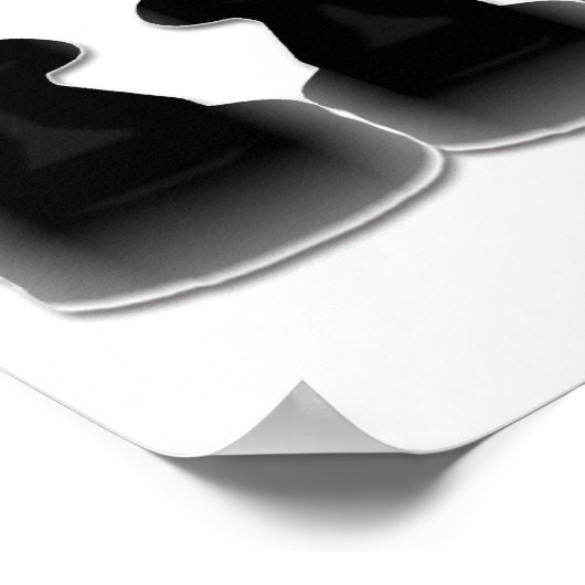 Pions noires - impression (Coin)