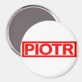 Piotr Stamp Magneet (Voorkant / Achterkant)