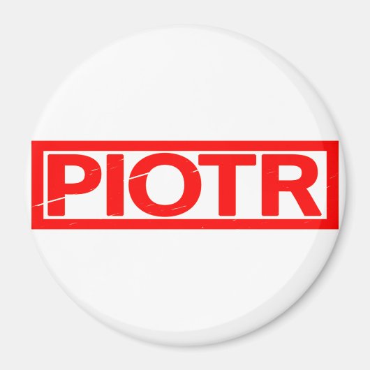 Piotr Stamp Magneet (Voorkant)