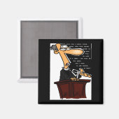 Pious Priest Limerick-grappig Magneet (Voorkant / Achterkant)