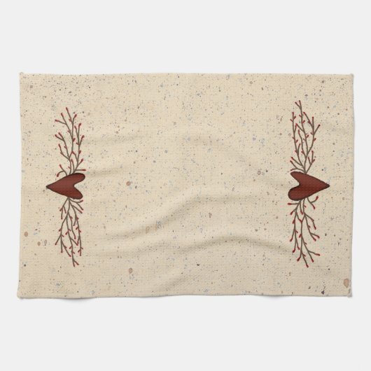 Pip Berry Heart Kitchen Towel Theedoek (Horizontaal)