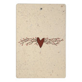 Pip Berry Heart Mini Klembord (Achterkant)