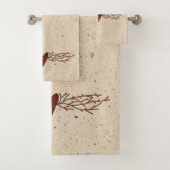 Pip Berry Heart Towel Set Bad Handdoek (Insitu)