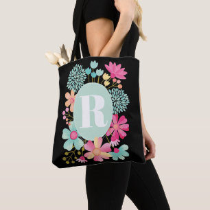 Pip Gerard Gouache Bloemige Monogram Schoudertas Draagtas