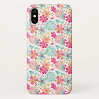 Pip Pip Hooray Painted Floral Pattern iPhone X Hoesje