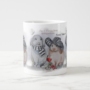 "Pipa & Marlow" Boganhues Print Extra Grote Beker