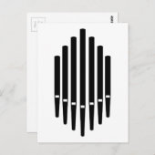 Pipe Organ Briefkaart (Voorkant / Achterkant)