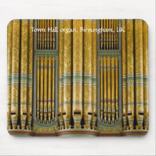 Pipe Organ mousepad - Birmingham Town Hall Muismat