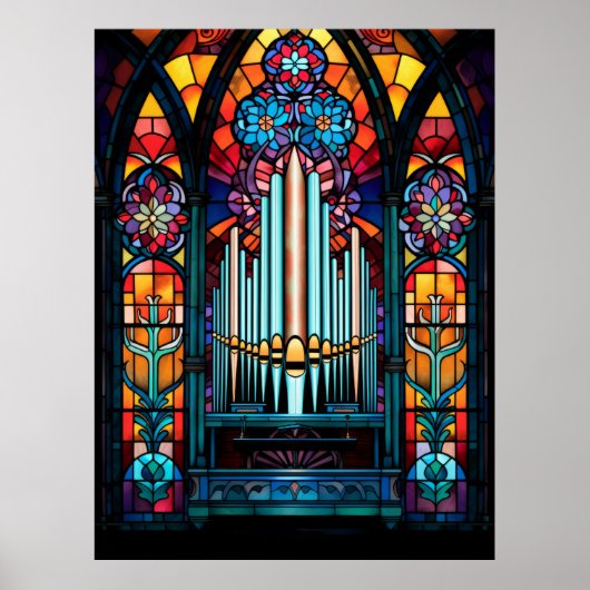 Pipe Organ Poster (Voorkant)