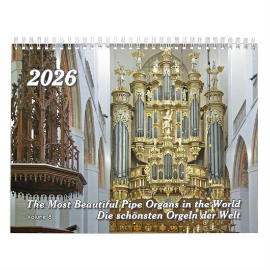 Pipe Organs of the World 2026 - Un calendrier d'or (Protection)