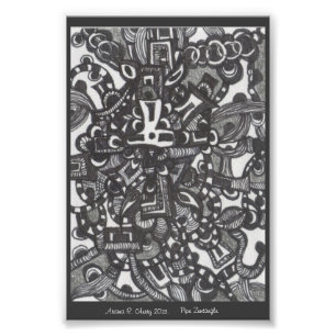 Pipe van Ariana R. Cherry Foto Afdruk