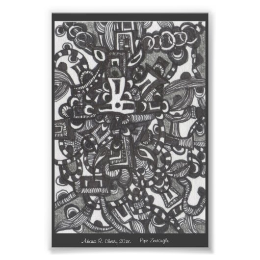 Pipe van Ariana R. Cherry Foto Afdruk (Voorkant)