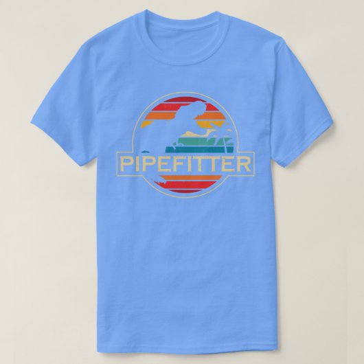 Pipefitter-dinosaurus T-shirt (Design voorkant)