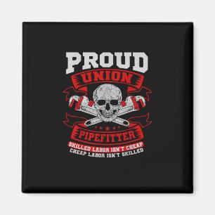 Pipefitter Steamfitter Loodgieter - Geschoolde Arb Magneet