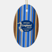 Pipeline Vintage Surboard Ornement (Droite)