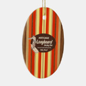 Pipeline Vintage Surboard Ornement (Droite)