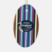 Pipeline Vintage Surboard Ornement (Droite)