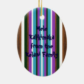 Pipeline Vintage Surboard Ornement (Dos)