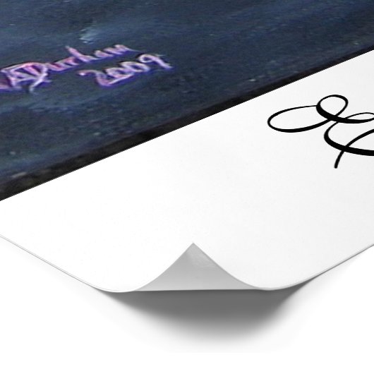 Piper in ballerina-kostuum met een paraplu poster (Hoek)